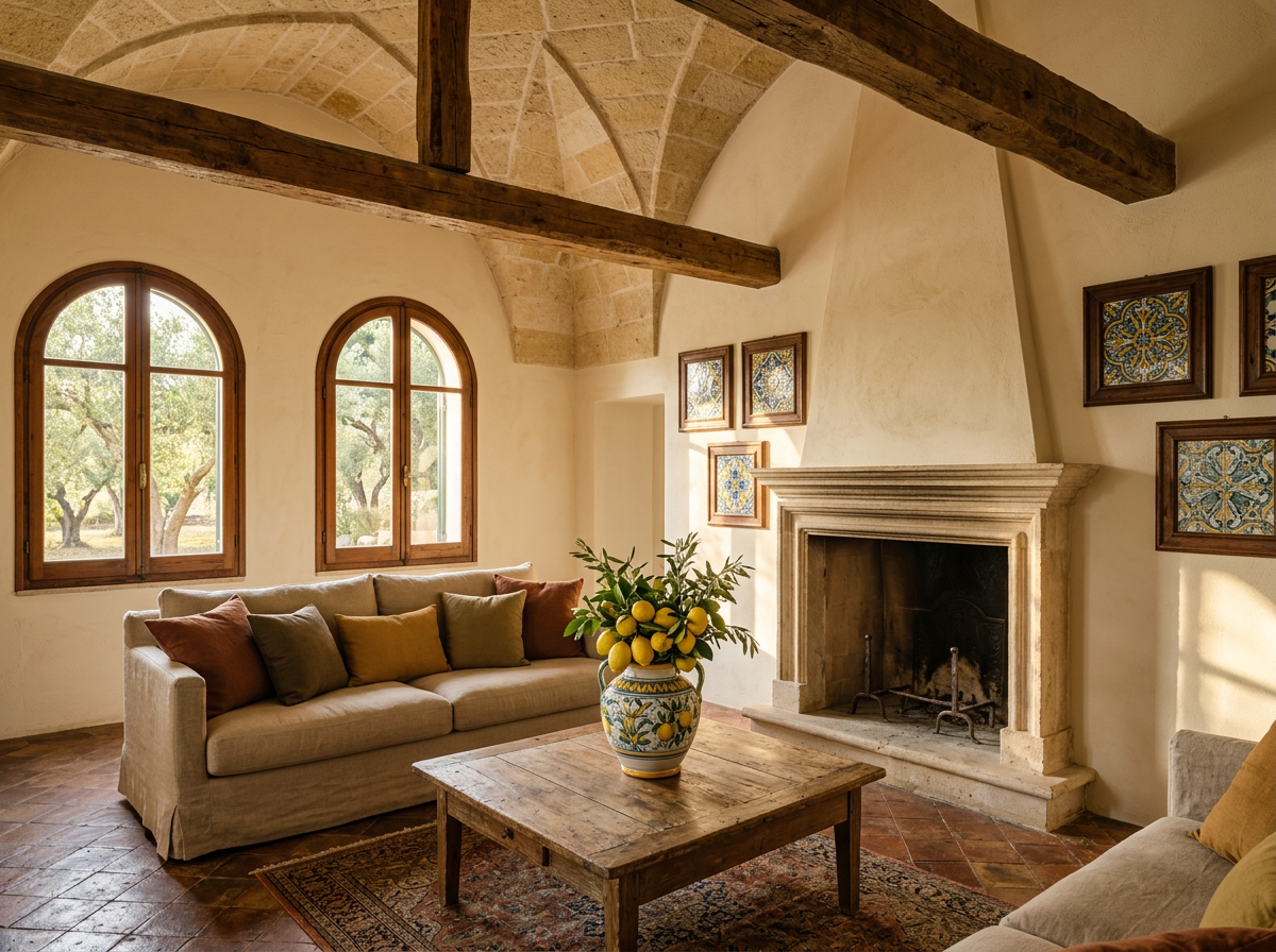 Villa Donna Luigia living room